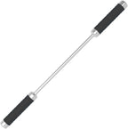 Stainless Steel Muscle Roller Stick for Legs with Silicone Grip and Ball Bearing Foot Roller for Athletes - Massage Roller Stick