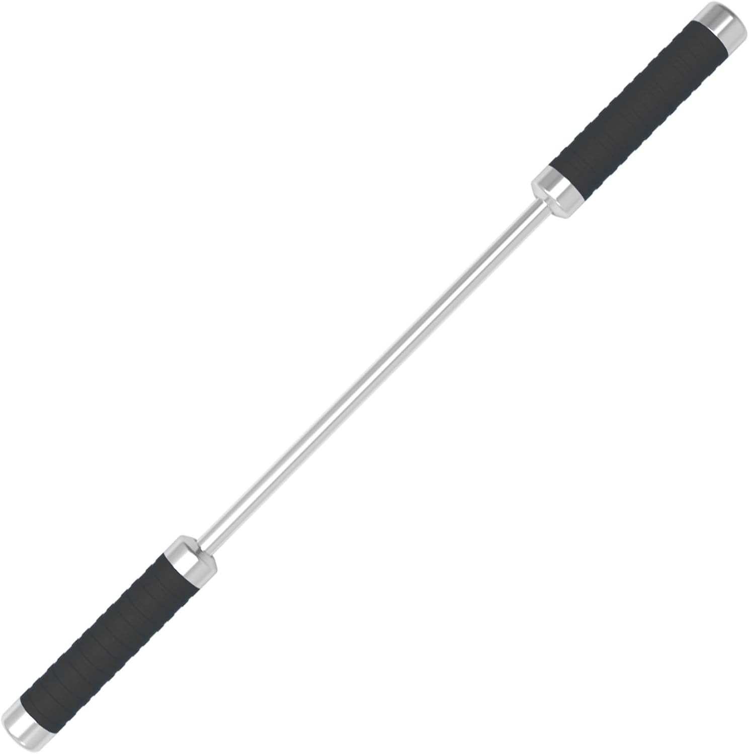 Stainless Steel Muscle Roller Stick for Legs with Silicone Grip and Ball Bearing Foot Roller for Athletes - Massage Roller Stick