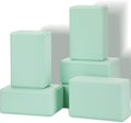 6 Pack Yoga Blocks 9 x 6 x 4 Inch EVA Foam Lightweight Non Slip Yoga Props for Pilates Stretching Meditation