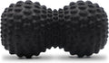 Peanut Massage Ball, Double Lacrosse Massage Roller Ball for Deep Tissue Muscle Massage, Physical Therapy, Myofascial Release, Muscle Knots, and Yoga Therapy (Black)