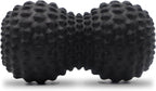 Peanut Massage Ball, Double Lacrosse Massage Roller Ball for Deep Tissue Muscle Massage, Physical Therapy, Myofascial Release, Muscle Knots, and Yoga Therapy (Black)