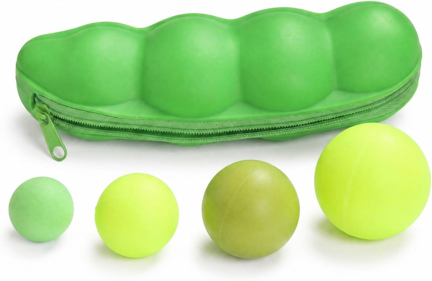 2 Soft & 2 Hard Massage Lacrosse Balls (4 Sizes) for Myofascial Release – Small Pressure Point & Mobility Therapy Balls for Hand, Foot & Neck – Mini Fascia Yoga Massager for Travel