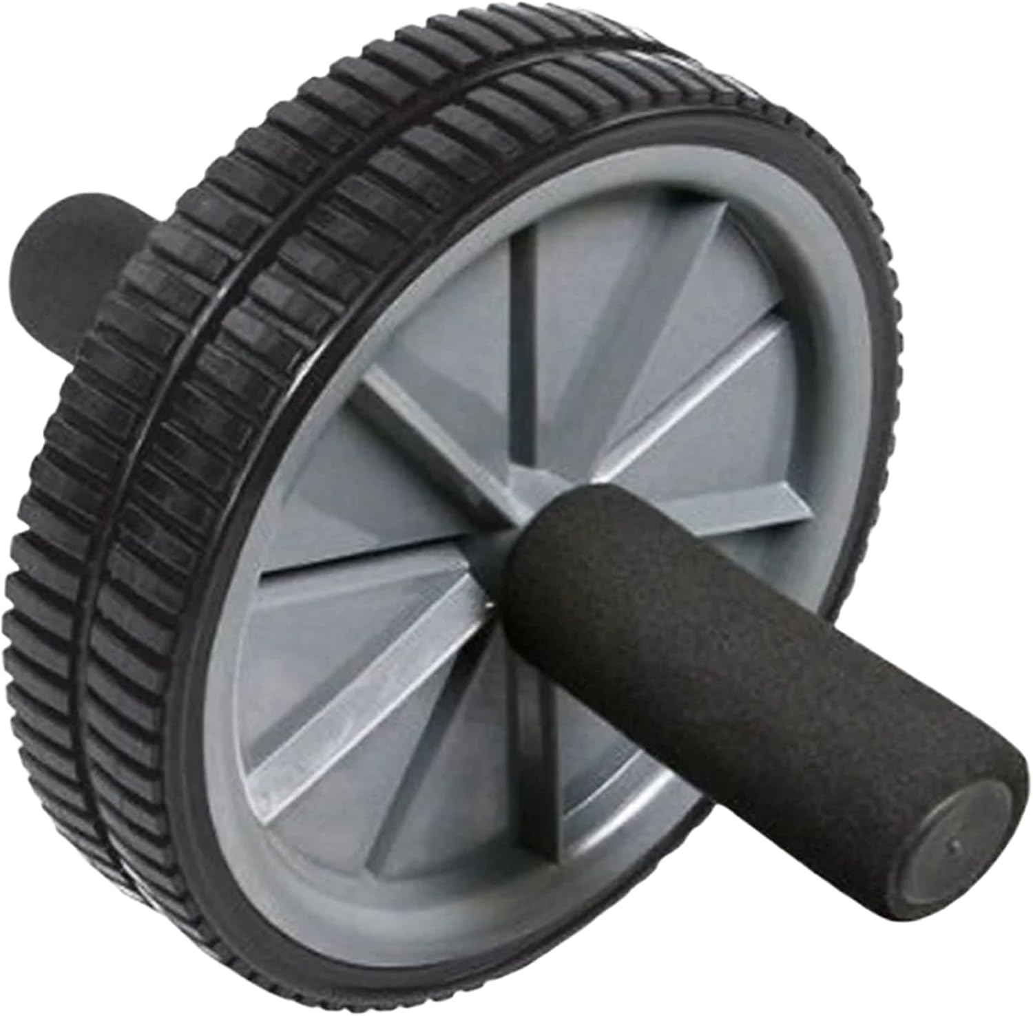 Dual Ab Wheel – Dual-Wheel Ab Roller for Core Strength & Full-Body Workout – Strengthens Abs, Obliques, Back, Hips & Glutes – Portable Core Trainer for All Fitness Levels