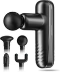 Mini Massage Gun for Deep Tissue Percussion - Portable Handheld Massager for Muscle Relaxation with 4 Massage Heads High-Intensity Vibration Rechargeable Small Massage Gun