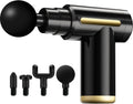 Massage Gun, Electric Massager, Suitable for Whole Body to Relieve Fatigue, Replaceable Massage Head Impact Massager, The Best Choice for Gift Giving (Black-720)