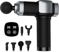 Massage Gun Deep Tissue, Portable Percussion Electric Muscle Massager for Pain Relief, Handheld Massagers with 30 Speeds & 6 Attachments for Back and Neck, Gifts for Men Women