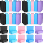30 Pcs Yoga Blocks Bulk Eva Foam Block Pack, 9 x 6 x 3 Inch Exercise Brick Foam High Density Soft Non Slip Yoga Accessories for Exercise Pilates General Fitness and Workouts, Multicolor