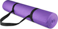 All Purpose 1/4-Inch High Density Anti-Tear Exercise Yoga Mat with Carrying Strap, Multiple Colors