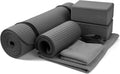 7-Piece Yoga Set with 71x24x0.5 Inches Extra Thick Mat and Carrying Sling – Includes 2 Blocks, Stretch Strap, 2 Towels, and Knee Pad for Home, Studio, and Gym Workouts