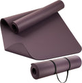 Extra Thick NBR Yoga Mat for Women & Men, 15mm Thick, 72”x32” Large Exercise Mat with Non-Slip Workout Mat for Yoga, Pilates, Stretching, Meditation – Wide & Cushioned Fitness Mat