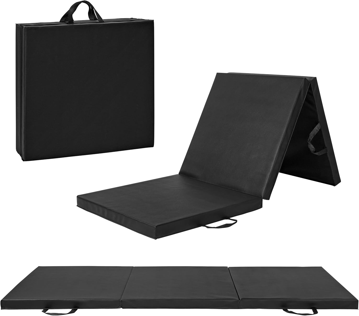 All Purpose Folding Anti Tear Exercise Training Aerobic Fitness Gym & Gymnastics Balance Mat | Multiple colors