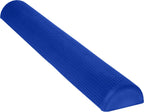 High Density EVA Foam Roller for Physical Therapy – Deep Tissue Massager with Textured Bumps for Myofascial Release & Fitness Training - Lightweight & Durable 36" Half Foam Roller – Made in the USA