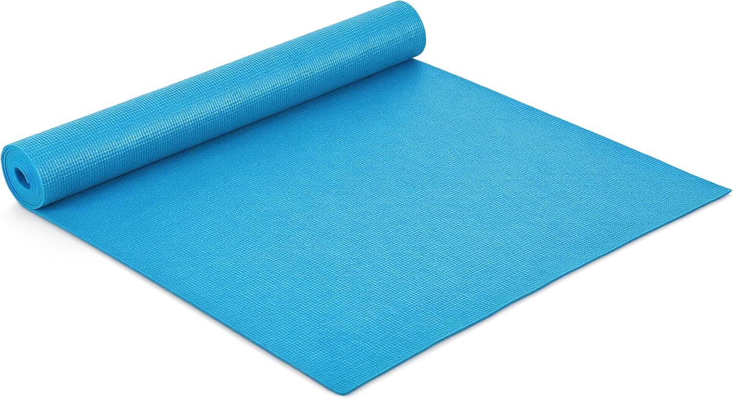 Non-Slip Yoga Mat for Home Workout & Pilates, Lightweight Exercise Fitness Mat with Textured Grip Surface, Portable Roll-Up Yoga Mat for Women & Men
