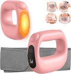 Deep Tissue Percussion Muscle Massage Gun: with Heat, Adjustable Intensity and Speed, Super Quiet, USB-C Rechargeable, Portable, Pain Relief for Athletes and Everyone, Ideal Gift（Pink）
